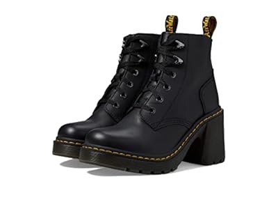 Dr. Martens JESY 6タイブーツ Dr. Martens Jesy 6 Tie Boot Fashion, Black Sendal, 36 EU